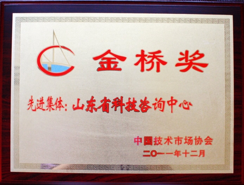 中国技术市场协会“金桥奖”